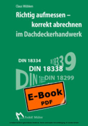 Richtig aufmessen - korrekt abrechnen im Dachdeckerhandwerk