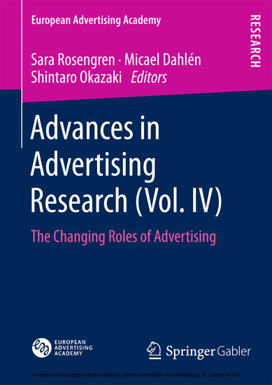 Advances in Advertising Research (Vol. IV) main product photo