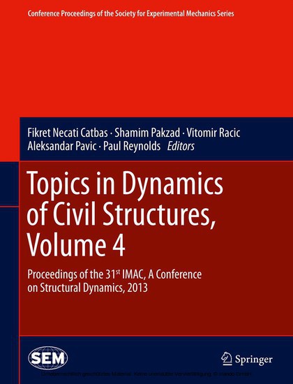 Topics in Dynamics of Civil Structures, Volume 4 main product photo