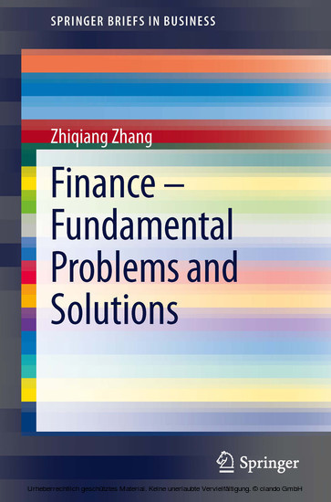 Finance - Fundamental Problems and Solutions main product photo