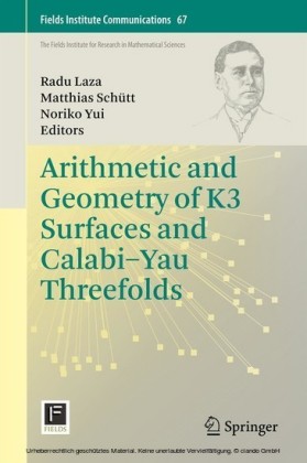 Arithmetic and Geometry of K3 Surfaces and Calabi-Yau Threefolds