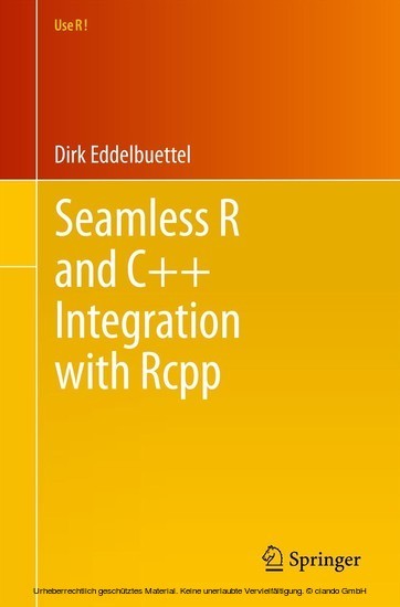 Seamless R and C++ Integration with Rcpp main product photo