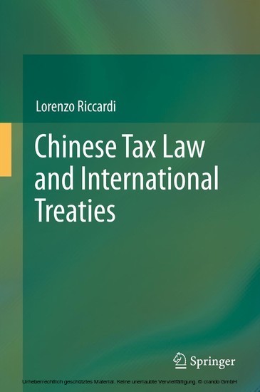 Chinese Tax Law and International Treaties main product photo
