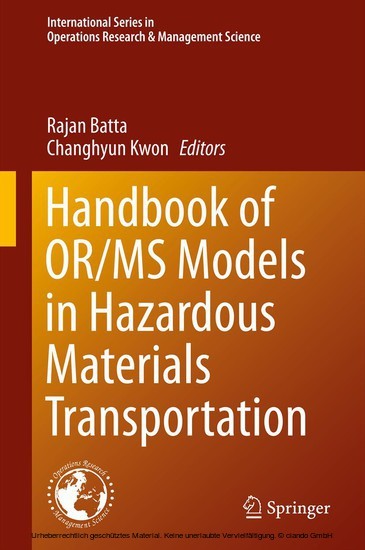 Handbook of OR/MS Models in Hazardous Materials Transportation main product photo