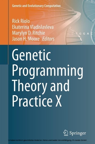 Genetic Programming Theory and Practice X main product photo