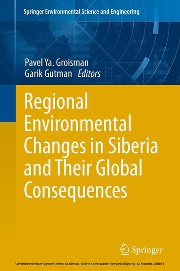 Regional Environmental Changes in Siberia and Their Global Consequences main product photo