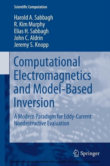 Computational Electromagnetics and Model-Based Inversion main product photo