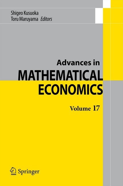 Advances in Mathematical Economics Volume 17 main product photo