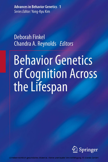 Behavior Genetics of Cognition Across the Lifespan main product photo