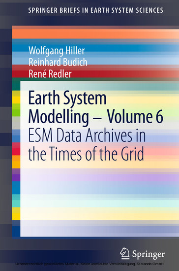 Earth System Modelling - Volume 6 main product photo