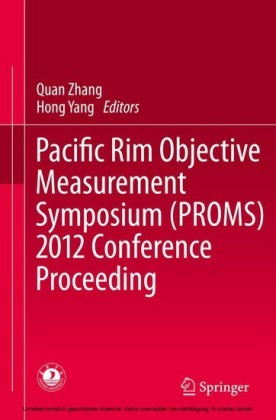 Pacific Rim Objective Measurement Symposium (PROMS) 2012 Conference Proceeding