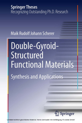 Double-Gyroid-Structured Functional Materials