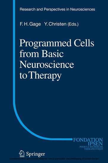 Programmed Cells from Basic Neuroscience to Therapy main product photo