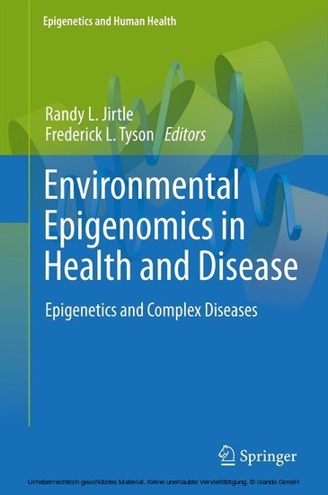 Environmental Epigenomics in Health and Disease main product photo
