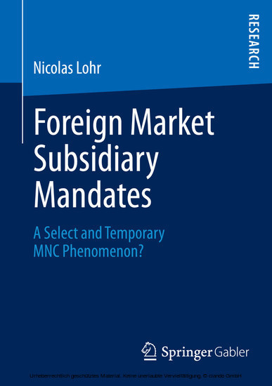 Foreign Market Subsidiary Mandates main product photo