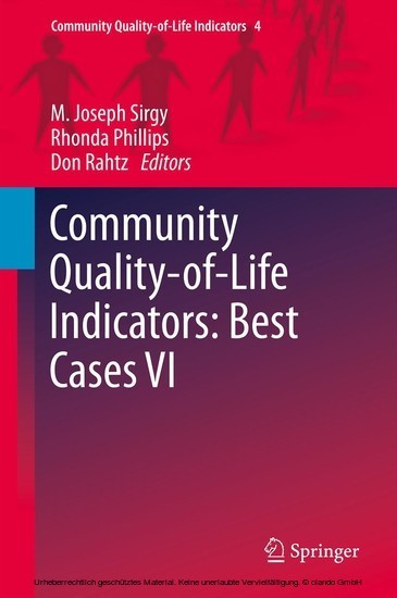 Community Quality-of-Life Indicators: Best Cases VI main product photo