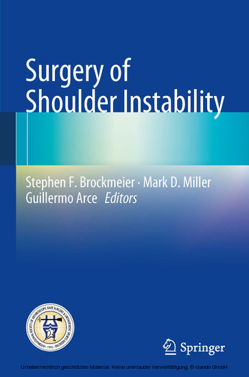 Surgery of Shoulder Instability main product photo