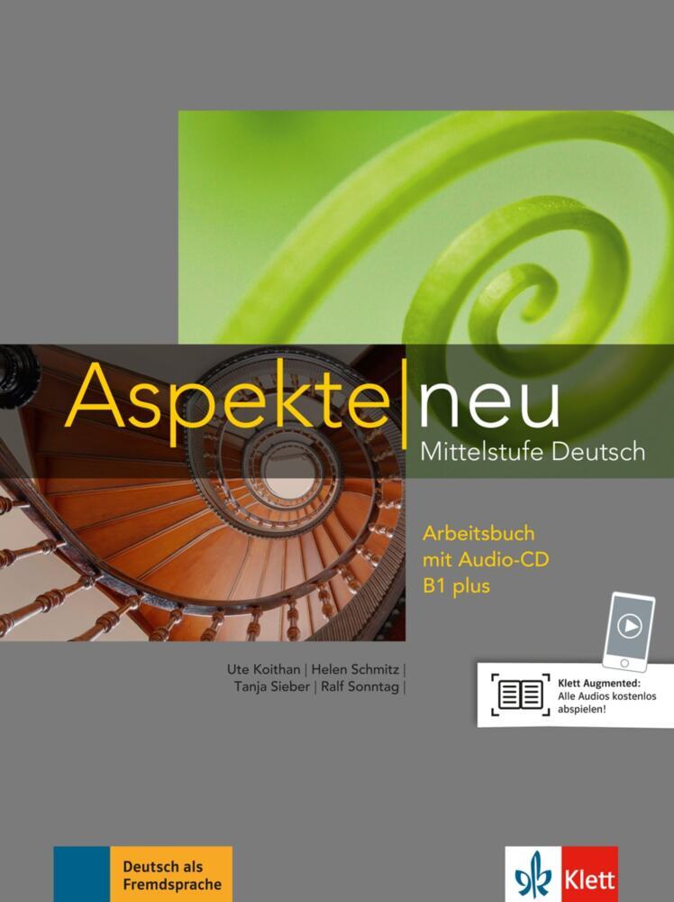 Aspekte neu Arbeitsbuch B1 plus, m. Audio-CD main product photo