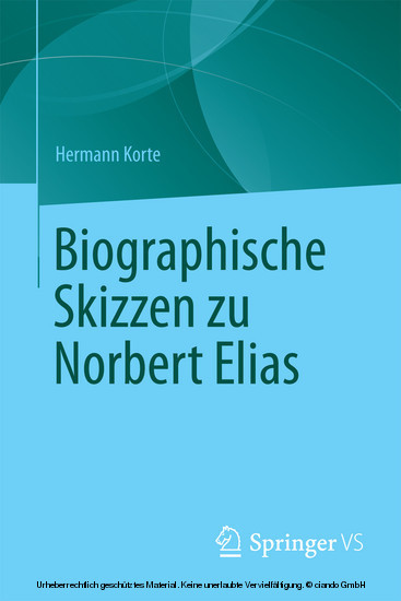 Biographische Skizzen zu Norbert Elias main product photo