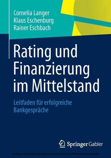 Rating und Finanzierung im Mittelstand main product photo