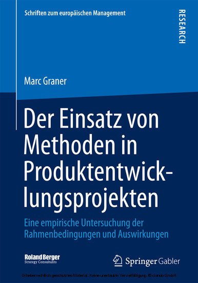Der Einsatz von Methoden in Produktentwicklungsprojekten main product photo