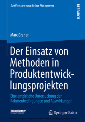 Der Einsatz von Methoden in Produktentwicklungsprojekten