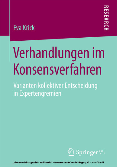 Verhandlungen im Konsensverfahren main product photo