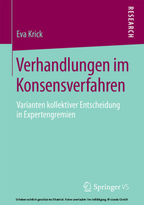 Verhandlungen im Konsensverfahren