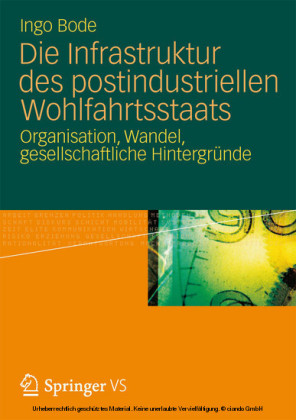Die Infrastruktur des postindustriellen Wohlfahrtsstaats