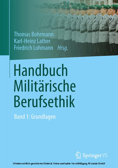 Handbuch Militärische Berufsethik main product photo