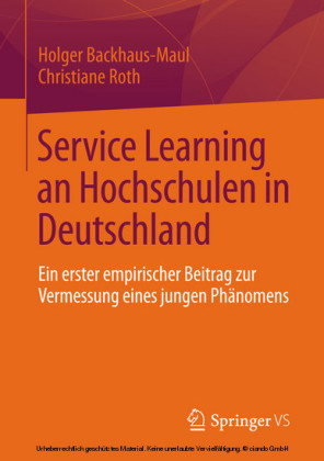 Service Learning an Hochschulen in Deutschland