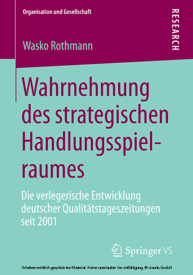Wahrnehmung des strategischen Handlungsspielraumes main product photo