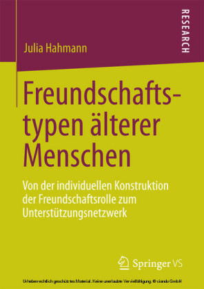Freundschaftstypen älterer Menschen