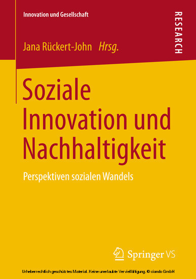Soziale Innovation und Nachhaltigkeit main product photo