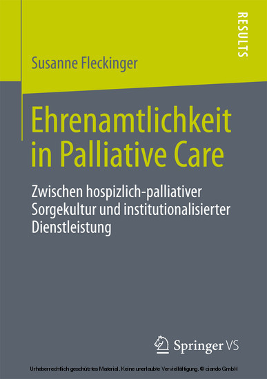 Ehrenamtlichkeit in Palliative Care main product photo