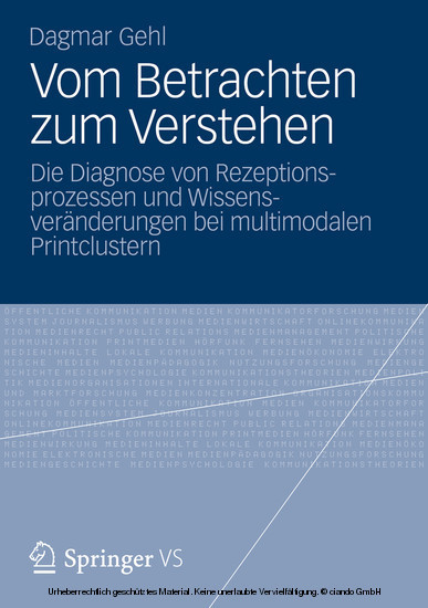 Vom Betrachten zum Verstehen main product photo