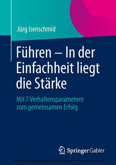 Führen - In der Einfachheit liegt die Stärke main product photo