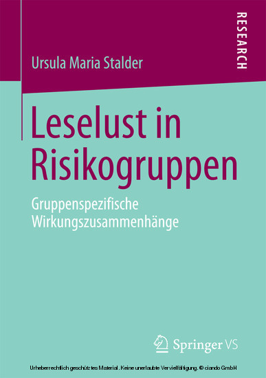 Leselust in Risikogruppen main product photo
