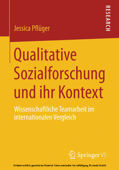 Qualitative Sozialforschung und ihr Kontext main product photo