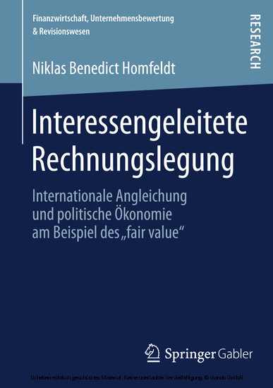 Interessengeleitete Rechnungslegung main product photo