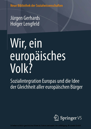 Wir, ein europäisches Volk? main product photo
