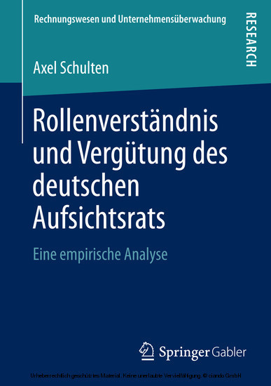 Rollenverständnis und Vergütung des deutschen Aufsichtsrats main product photo