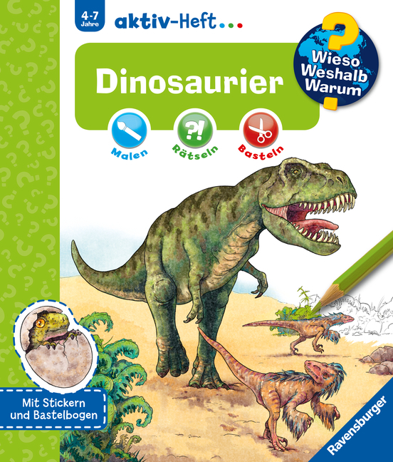 Wieso? Weshalb? Warum? aktiv-Heft - Dinosaurier main product photo