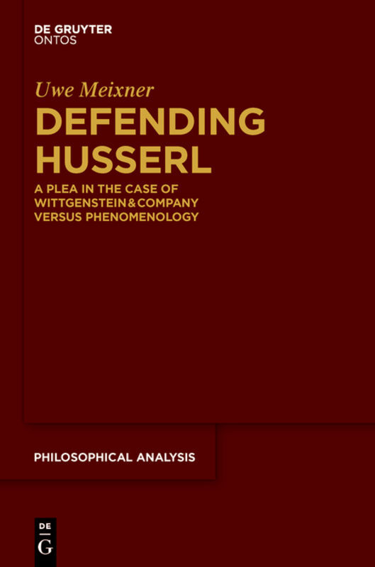 Defending Husserl main product photo