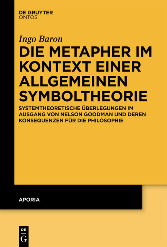 Die Metapher im Kontext einer allgemeinen Symboltheorie main product photo