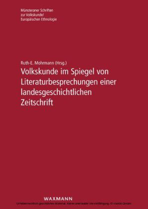 Volkskunde im Spiegel von Literaturbesprechungen einer landesgeschichtlichen Zeitschrift