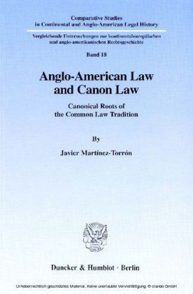 Anglo-American Law and Canon Law.