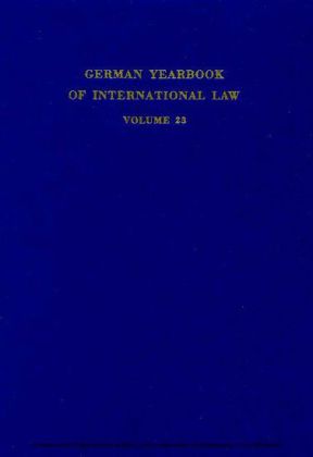 German Yearbook of International Law / Jahrbuch für Internationales Recht.