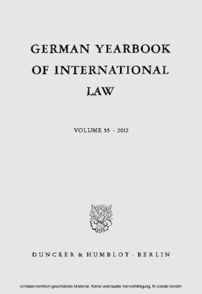 German Yearbook of International Law / Jahrbuch für Internationales Recht.