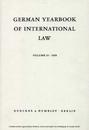 German Yearbook of International Law / Jahrbuch für Internationales Recht.